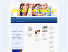 Tablet Screenshot of belfastheatingoil.com